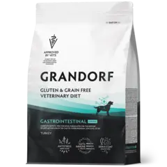 Сухой корм GRANDORF VETERINARY DIET Dog GASTROINTESTINAL LOW FAT Полнорационный диетический корм для собак, способствующий регуляции метаболизма липидов при гиперлипидемии, индейка 1кг