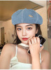 Картинка берет Skully Wear S-46 light blue - 4