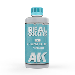Высокосовместимый разбавитель для красок серии Real Colors AK Interactive - High Compatibility Thinner (400ml)