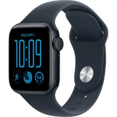Apple Watch SE 3 44mm (2026) Midnight Aluminum Case with Sport Band Navy Blue (M/L)