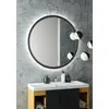 Art&Max AM-NAP-1000-DS-F Зеркало с подсветкой, цвет: чёрный