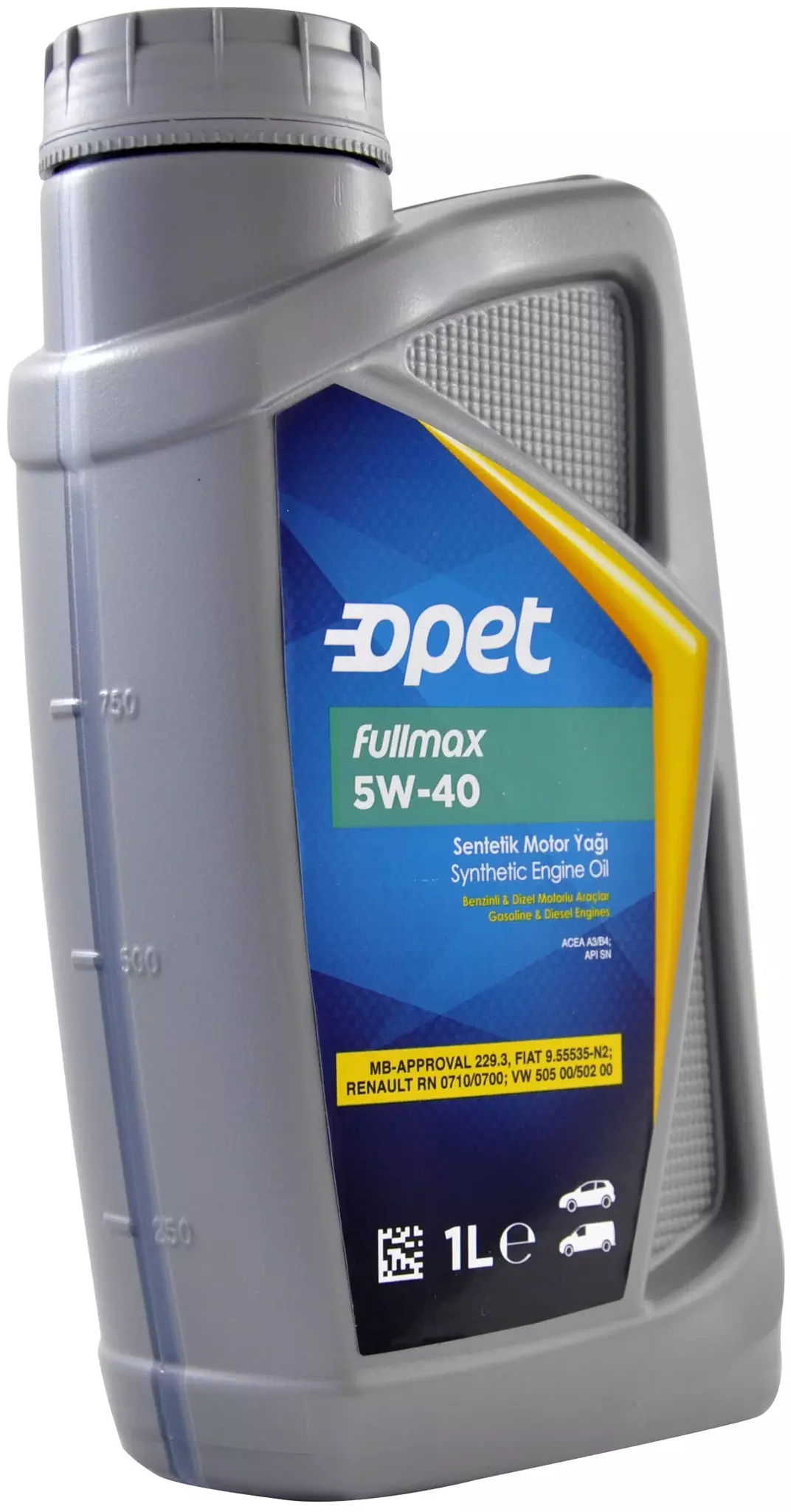 Моторное масло OPET Fullmax 5W-40 SN синтетическое 1л