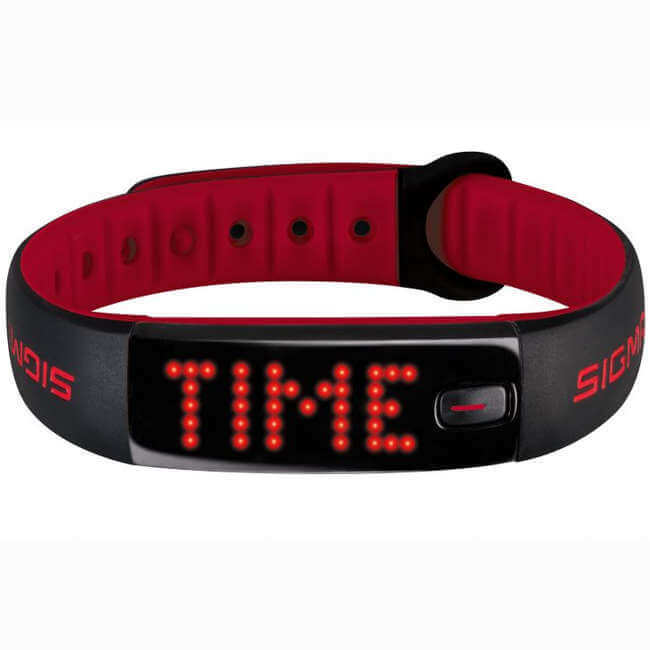 Sigma Sport Activo фитнес-трекер black-red