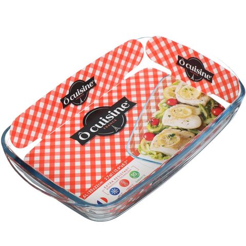 Форма для выпечки стекло, 22х35 см, 2.6 л, прямоуг, O Cuisine, 248BC00/1046