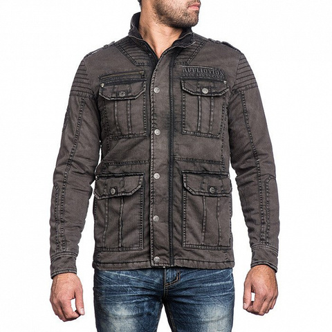Afflction | Куртка мужская WINDOW PANE 110OW243 перед