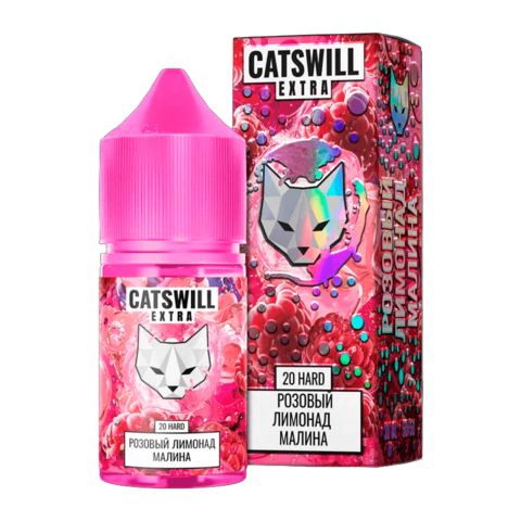 Жидкость CATSWILL EXTRA Salt 2% HARD 30 ml - Розовый лимонад Малина