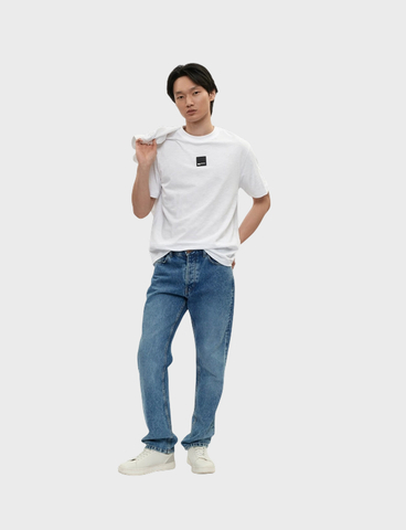Футболка KARL LAGERFELD JEANS Reg Curved Hem Slub Tee