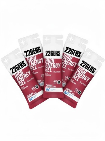 Набор высокоэнергетических гелей с кофеином 226ERS XS High Energy 45 г вишня