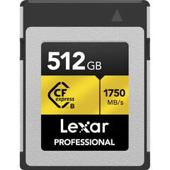 Карта памяти Lexar 512GB Professional Cfexpress B 1750/1000 MB/s