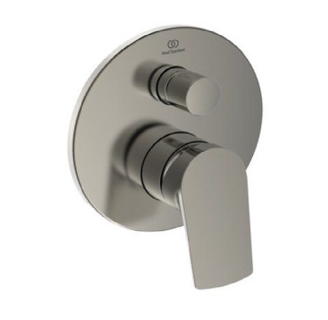 Ideal Standard La Dolce Vita A7637GN Встраиваемый смеситель для ванны/душа PVD Silver Storm (Серебряный Шторм)