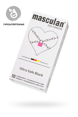 ПРЕЗЕРВАТИВЫ MASCULAN 4 ULTRA Safe Black (УЛЬТРАПРОЧНЫЕ)