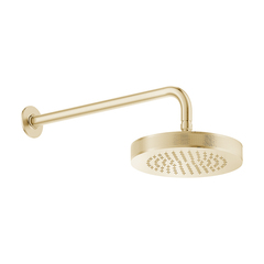 Gessi Inciso 58185#246 Верхний душ с кронштейном, золото фото
