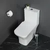 BelBagno Neon BB8617CPR-MN/SC Унитаз-моноблок безободковый с сиденьем, цвет: белый