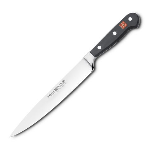 Набор из 6 кухонных ножей, вилки для мяса, ножниц, мусата и подставки WUSTHOF Classic (Золинген) арт. 9843