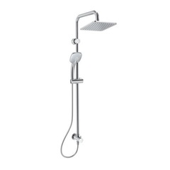 Ideal Standard Idealrain Cube A5834AA Душевая система внешнего монтажа без смесителя 105,1 см с верхней лейкой 20х20 см фото