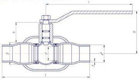 Конструкция LD КШ.Ц.П.GAS.400.025.П/П.02 Ду400
