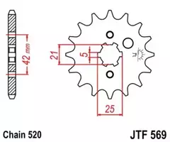 Звезда YAMAHA YFM350 YZ250 / Kawasaki KDX250 KX250 KDX200 KXF250 JT JTF569.13