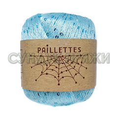 Wool Sea Paillettes 462 Бирюза