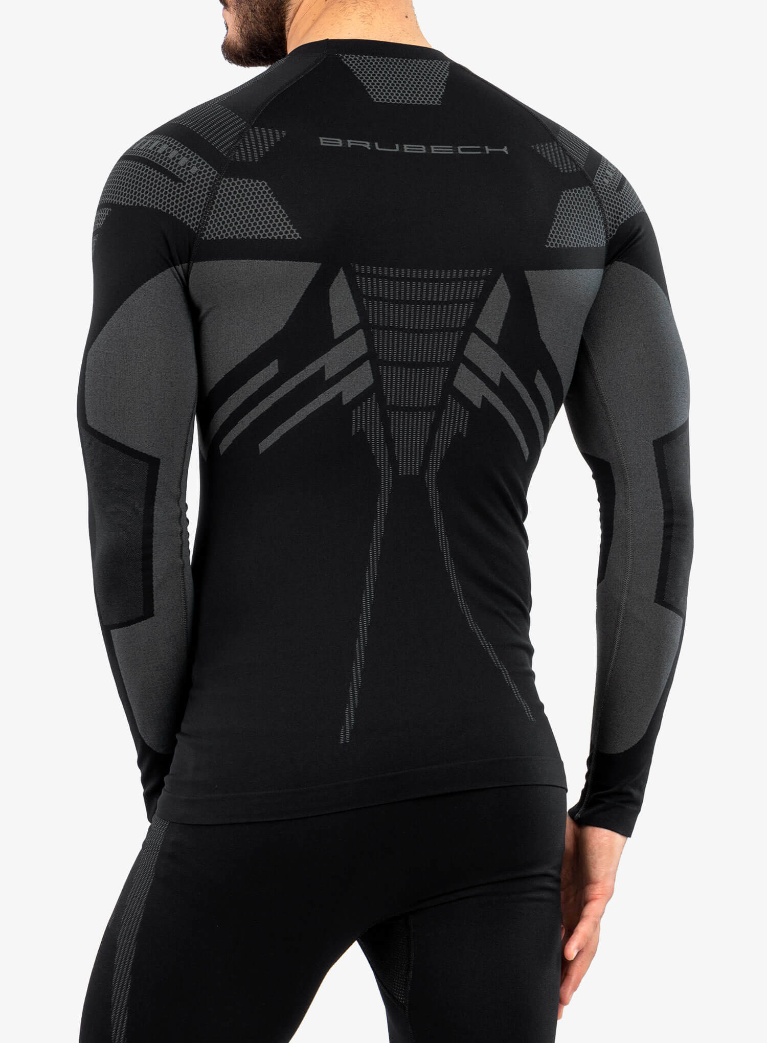 Мужской комплект термобелья Brubeck Dry black-graphite - 4