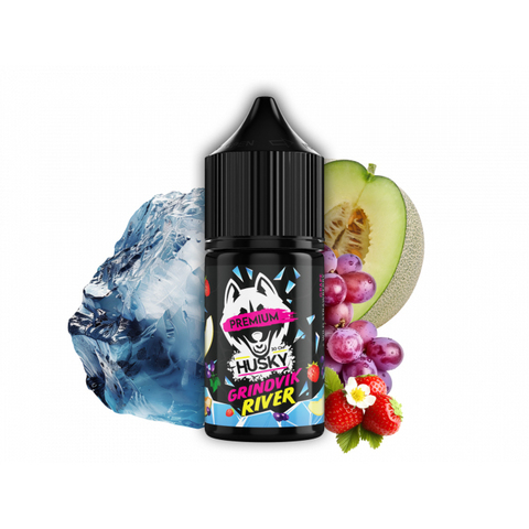 Жидкость HUSKY PREMIUM Salt (20MG) 30 ml - Grindvik River (Виноград Клубника Дыня)