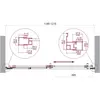 BelBagno Luce LUCE-BF-1-140-C-CR Душевая дверь, цвет: хром