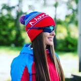 Женский Ветрозащитный спортивный костюм Nordski National Red