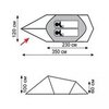 Картинка палатка туристическая Tramp TRT-20 серый - 5