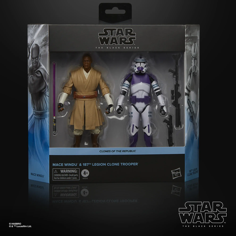 Фигурка Hasbro Star Wars The Black Series: Mace Windu & Clone Trooper
