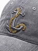 Картинка кепка Skully Wear baseball cap ancor black - 8