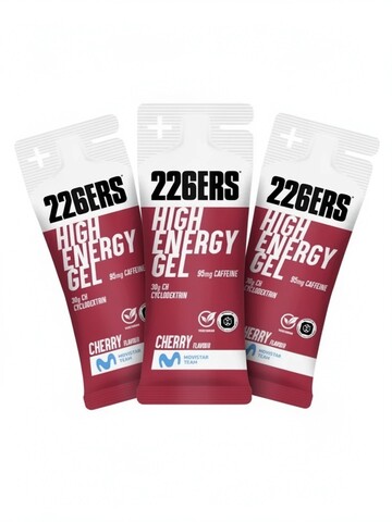 Набор высокоэнергетических гелей с кофеином 226ERS XS High Energy 45 г вишня