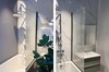 Aquatek AQ.WI.100.2BL AQ.WI.100.2BL Душевая перегородка Walk in с держателем 1000x2000 профиль черный, стекло прозрачное рифленое 8мм