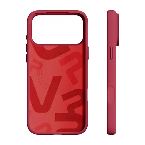 Чехол VLP iPhone 18 Pro Max Aster Pro Case с MagSafe красный