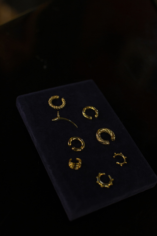 Кафф Классик, серебро 925, позолота 18k 5