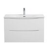 BelBagno Marino MARINO-CER-MINI-700-2C-SO-BO-P Тумба под раковину подвесная, 70x39, цвет: белый