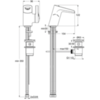 Ideal Standard Melange B8630AA Смеситель для раковины однорычажный с донным клапаном