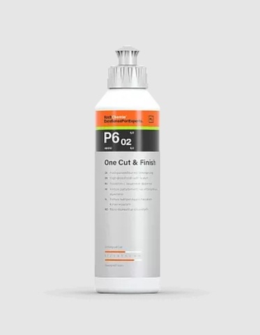 KochChemie Одношаговая полировальная паста с защитным эффектом ONE CUT & FINISH P6.02 (250мл).
