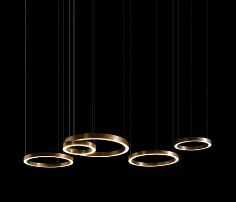 люстра реплика Light Ring Horizontal Lamp by HENGE style ( 5 rings )