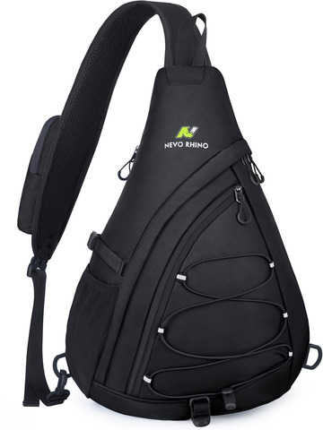 Картинка рюкзак однолямочный Nevo Rhino 9070 Black - 7