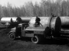 GAZ-51A fuel truck blue-gray 1:43 DeAgostini Auto Legends USSR Trucks #4