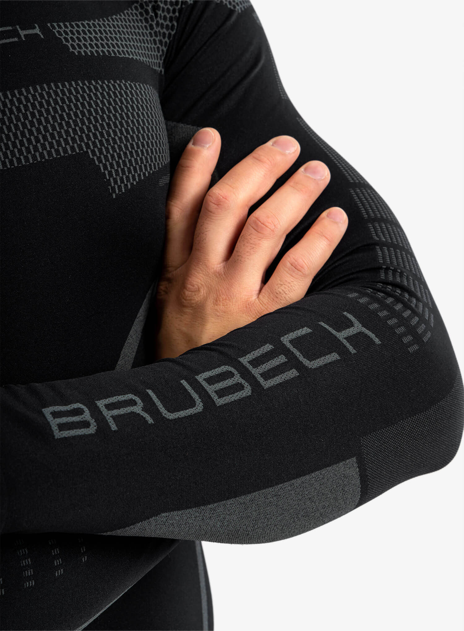 Мужской комплект термобелья Brubeck Dry black-graphite - 8