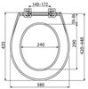 Alcaplast A60 Сиденье для унитаза