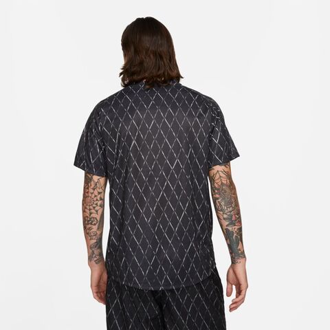 Теннисная футболка мужская Nike Court Dri-Fit Victory Top Printed M - black/white