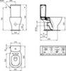 Ideal Standard Tesi T008701 Чаша унитаза напольного под бачок