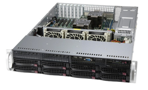 Корпус серверный 2U Supermicro CSE-825BTQC-R1K23LPB