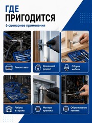 Набор инструмента универсальный КОБАЛЬТ 1/2