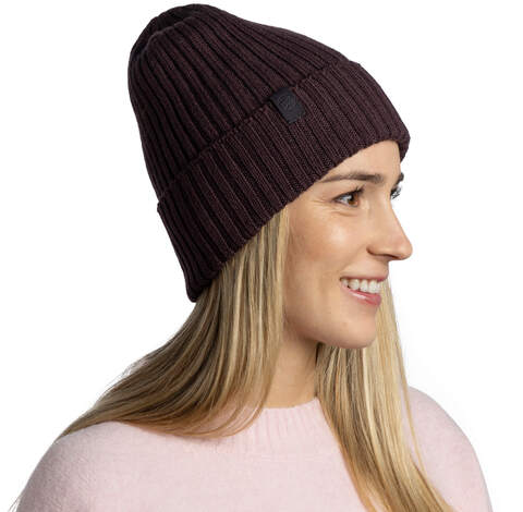 Картинка шапка вязаная Buff Knitted Norval Wine - 2