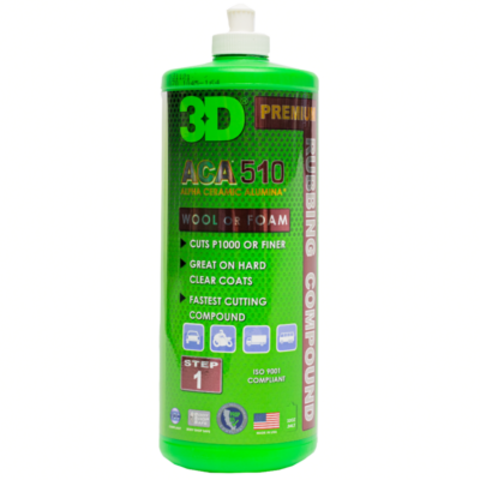 3D Режущая полировальная паста ACA 510 Rubbing Compound 0,95л