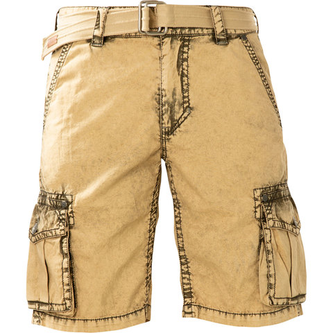Affliction | Шорты мужские Gunsmoke Cargo Shorts 110WS176 песочные перед