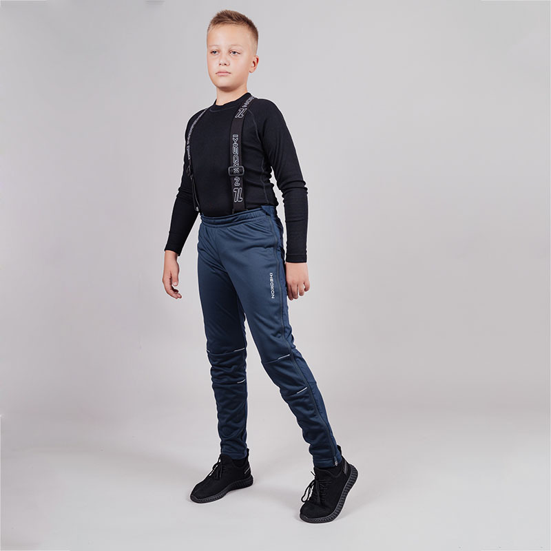 Детский разминочный лыжный костюм Nordski Jr Drive blueberry - 6