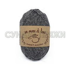 Wool Sea Angora Rabbit 96 (серый меланж)